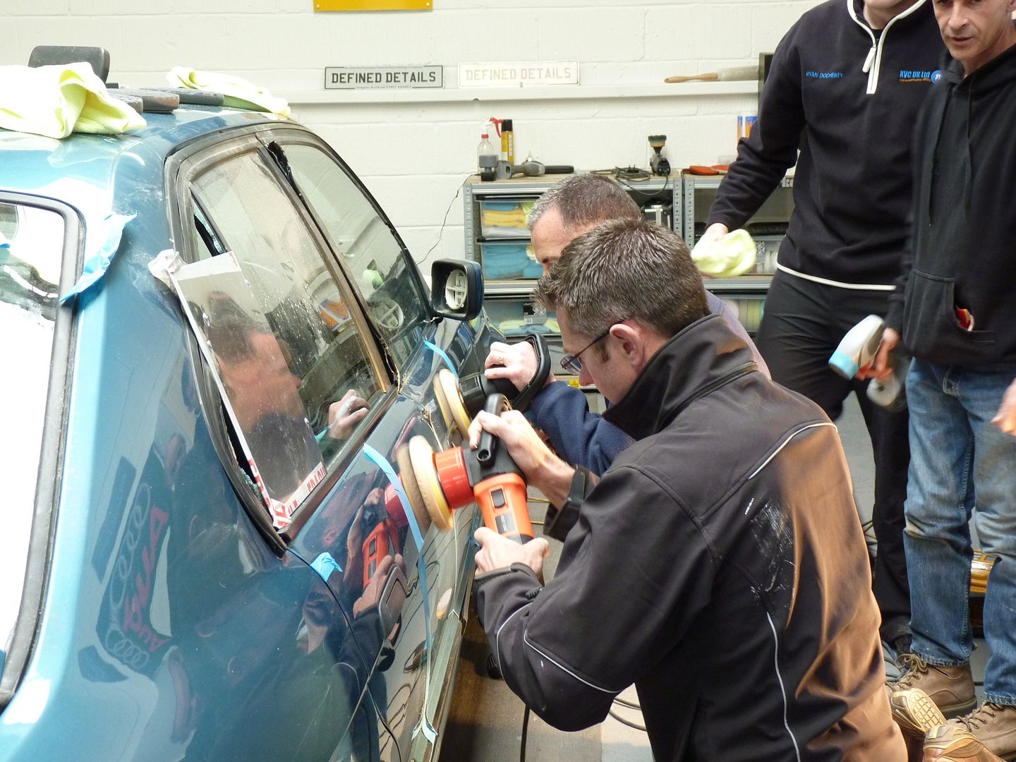 Scottish Beginners Machine polishing class March Detailing World Forum